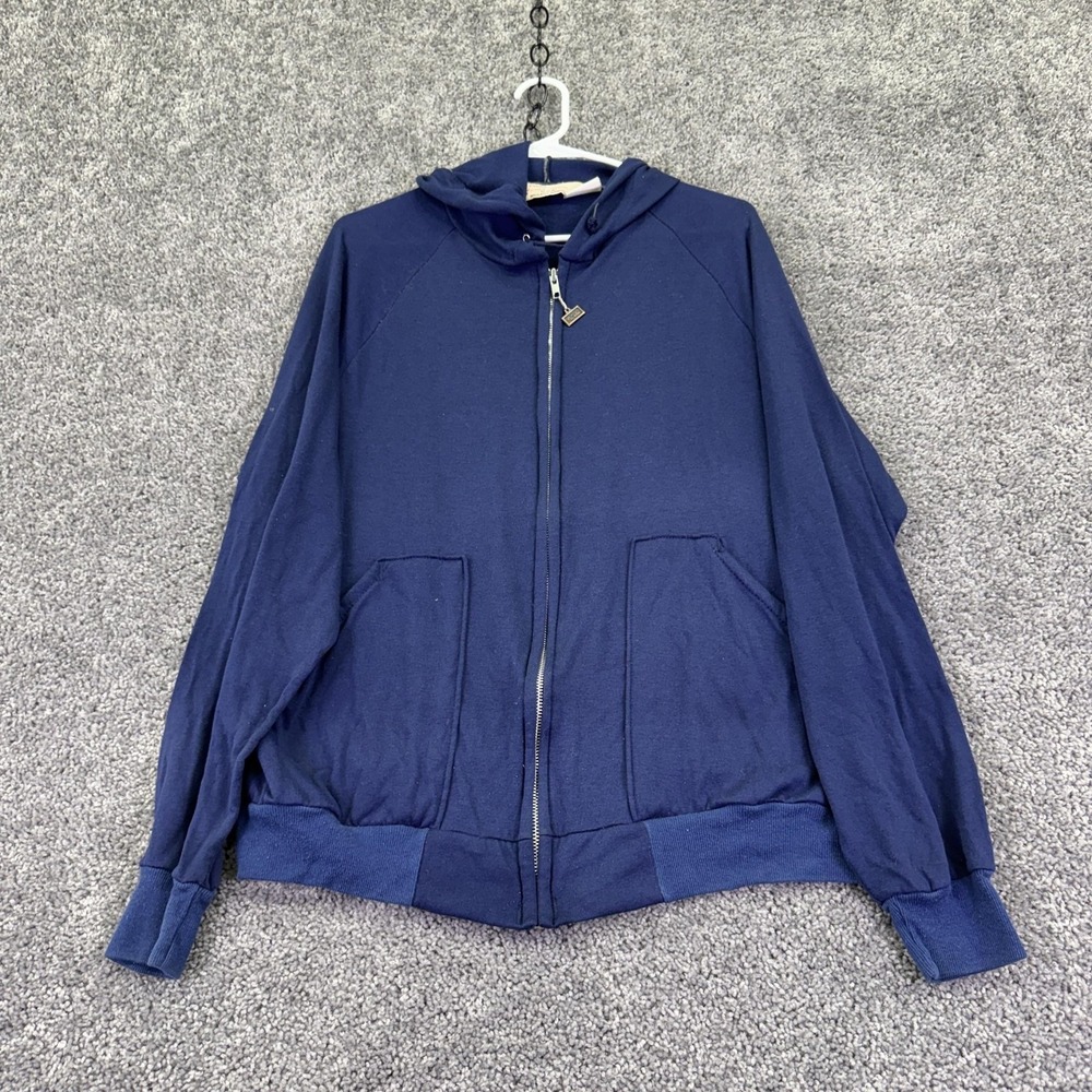 Vtg Walls Hoodie Mens XL Blue Fleece Full Zip Blizzard-Pruf USA Insulated
